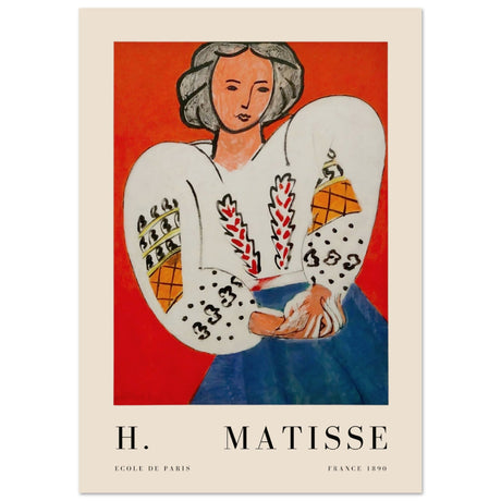 Henri Matisse - La Blouse roumaine, 1940 - Aurora Designs