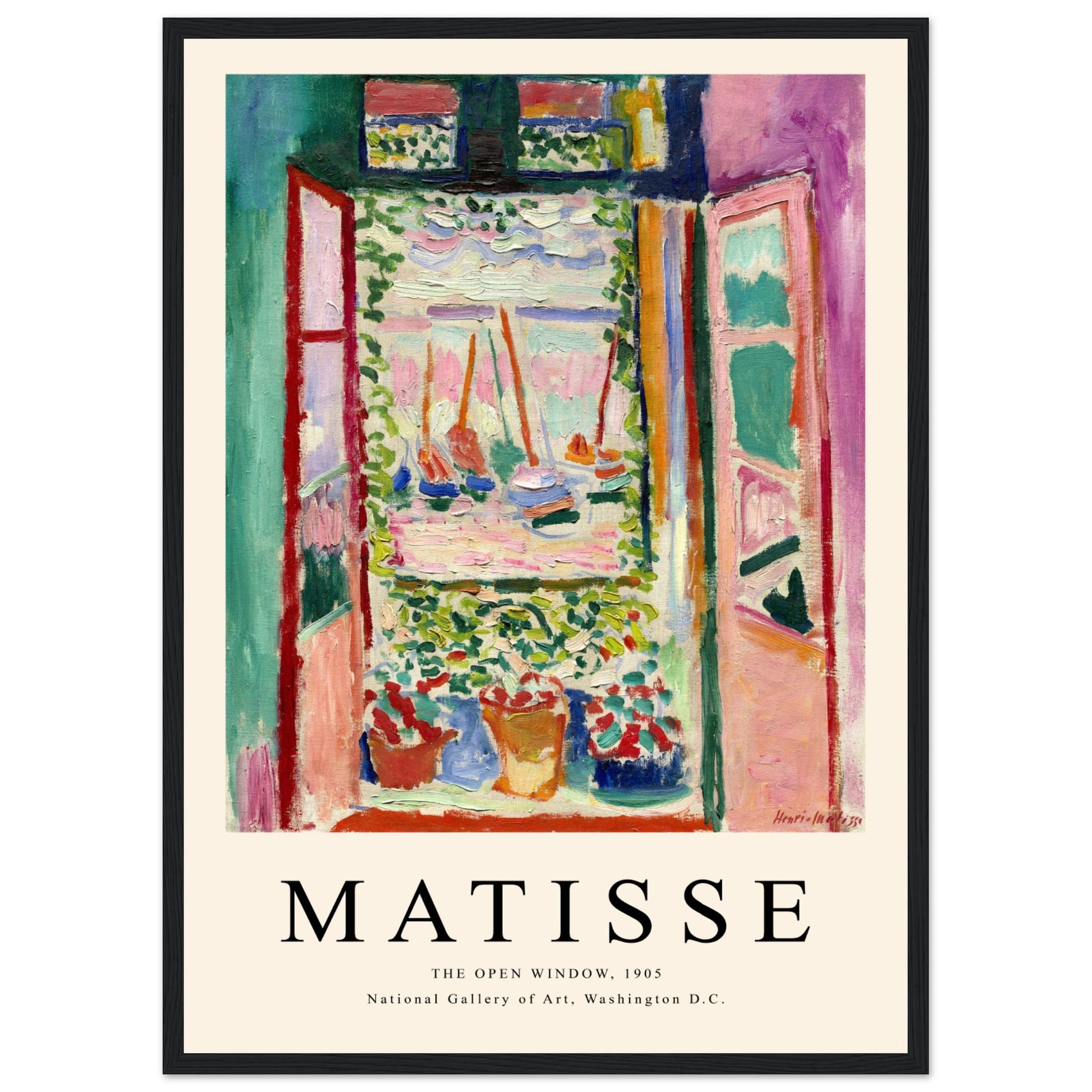 Henri Matisse - Offenes Fenster in Collioure, 1905 - Aurora Designs