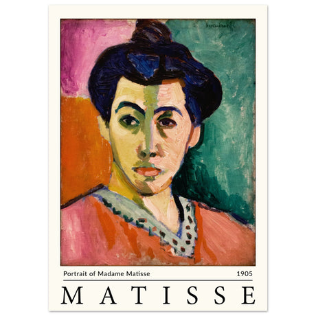 Henri Matisse - Porträt von Madame Matisse, 1905 - Aurora Designs