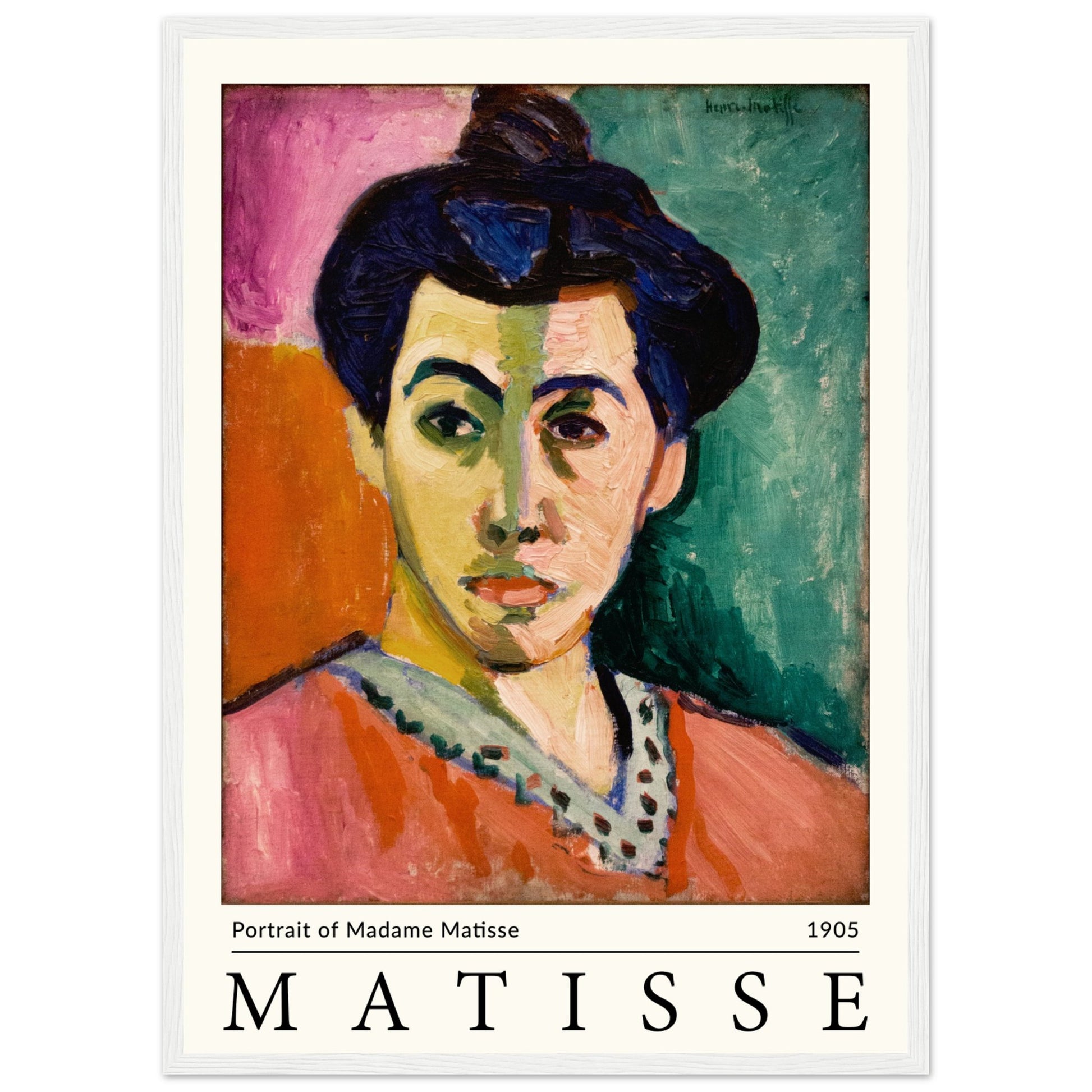 Henri Matisse - Porträt von Madame Matisse, 1905 - Aurora Designs