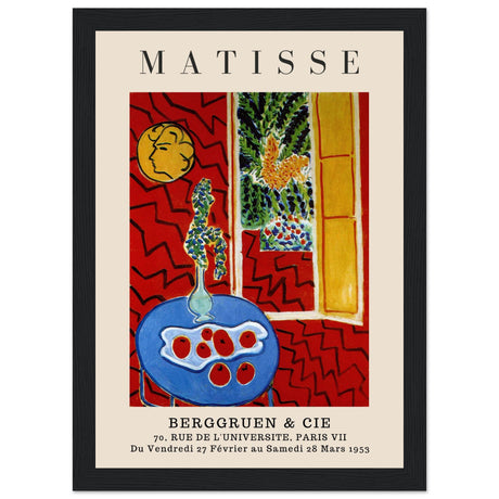 Henri Matisse - Rotes Interieur Stillleben auf blauem Tisch, 1947 - Aurora Designs