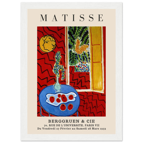 Henri Matisse - Rotes Interieur Stillleben auf blauem Tisch, 1947 - Aurora Designs