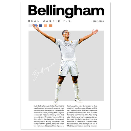 Jude Bellingham - Real Madrid - Aurora Designs