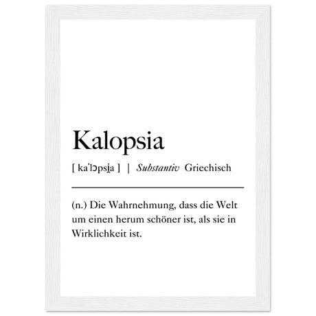 Kalopsia Definition - Aurora Designs