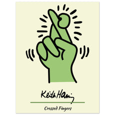 Keith Haring - Crossed Fingers V.1 - Aurora Designs