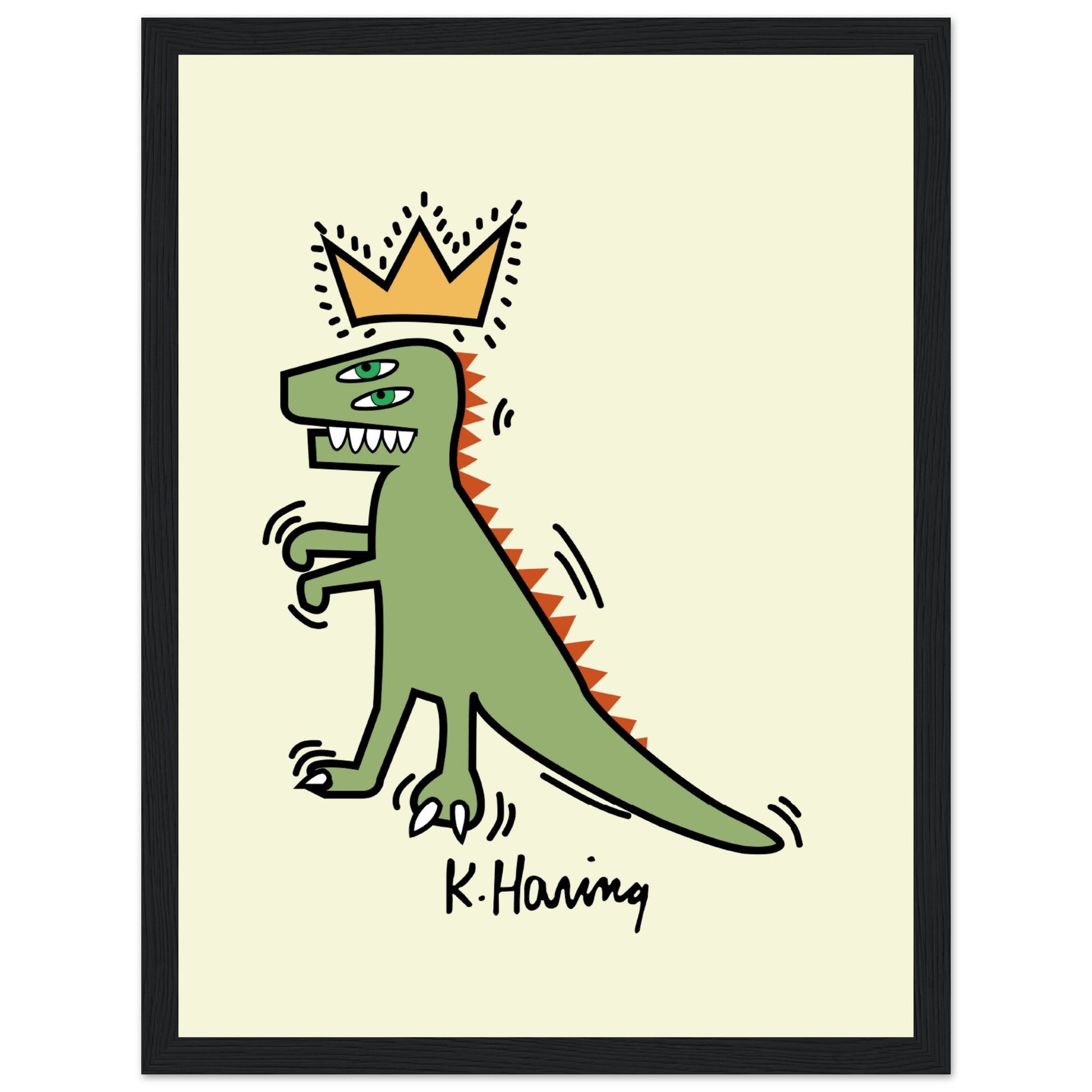 Keith Haring - Dinosaurier V.2 - Aurora Designs