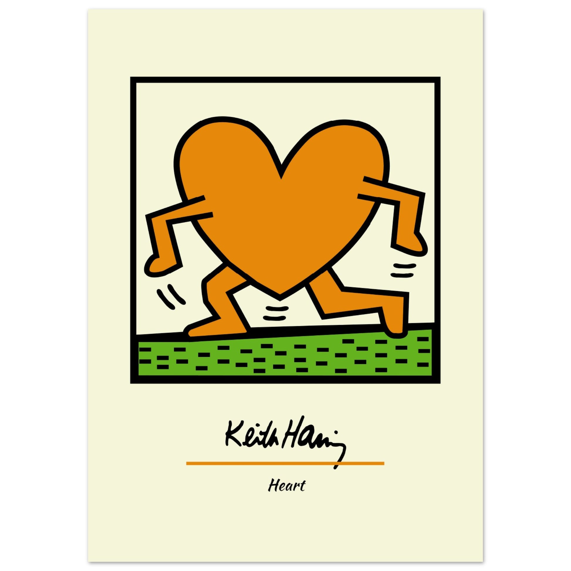 Keith Haring - Heart - Aurora Designs