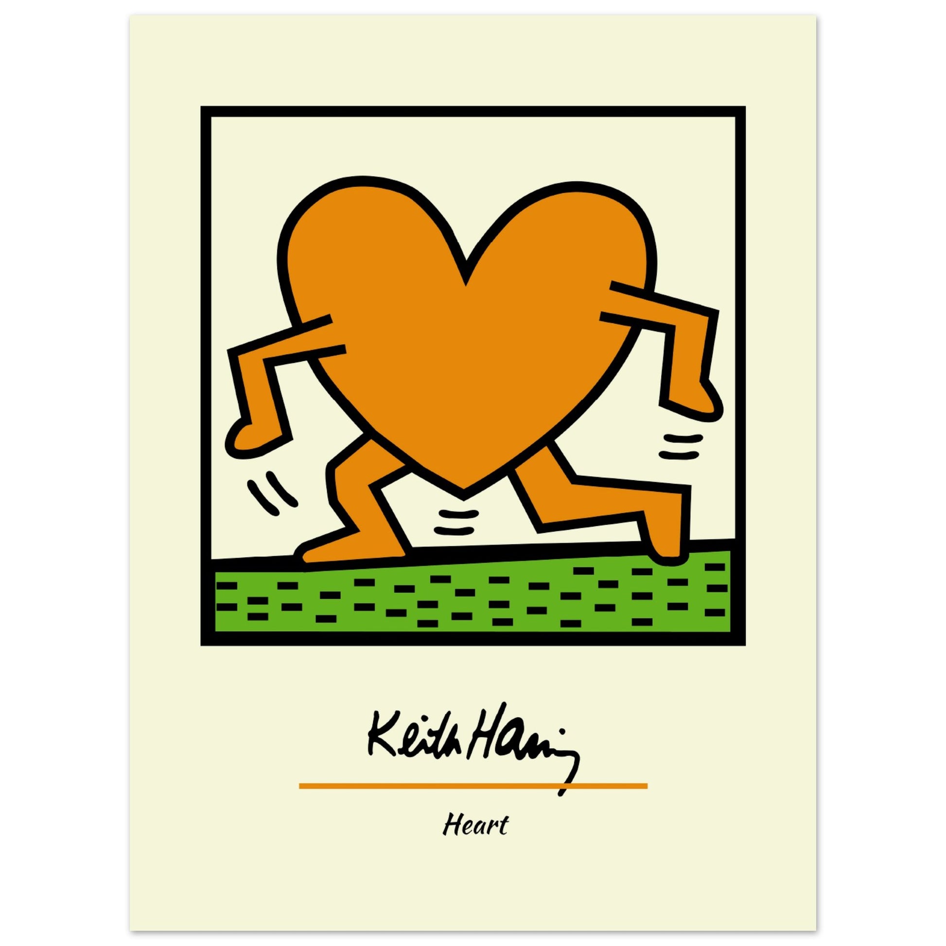 Keith Haring - Heart - Aurora Designs