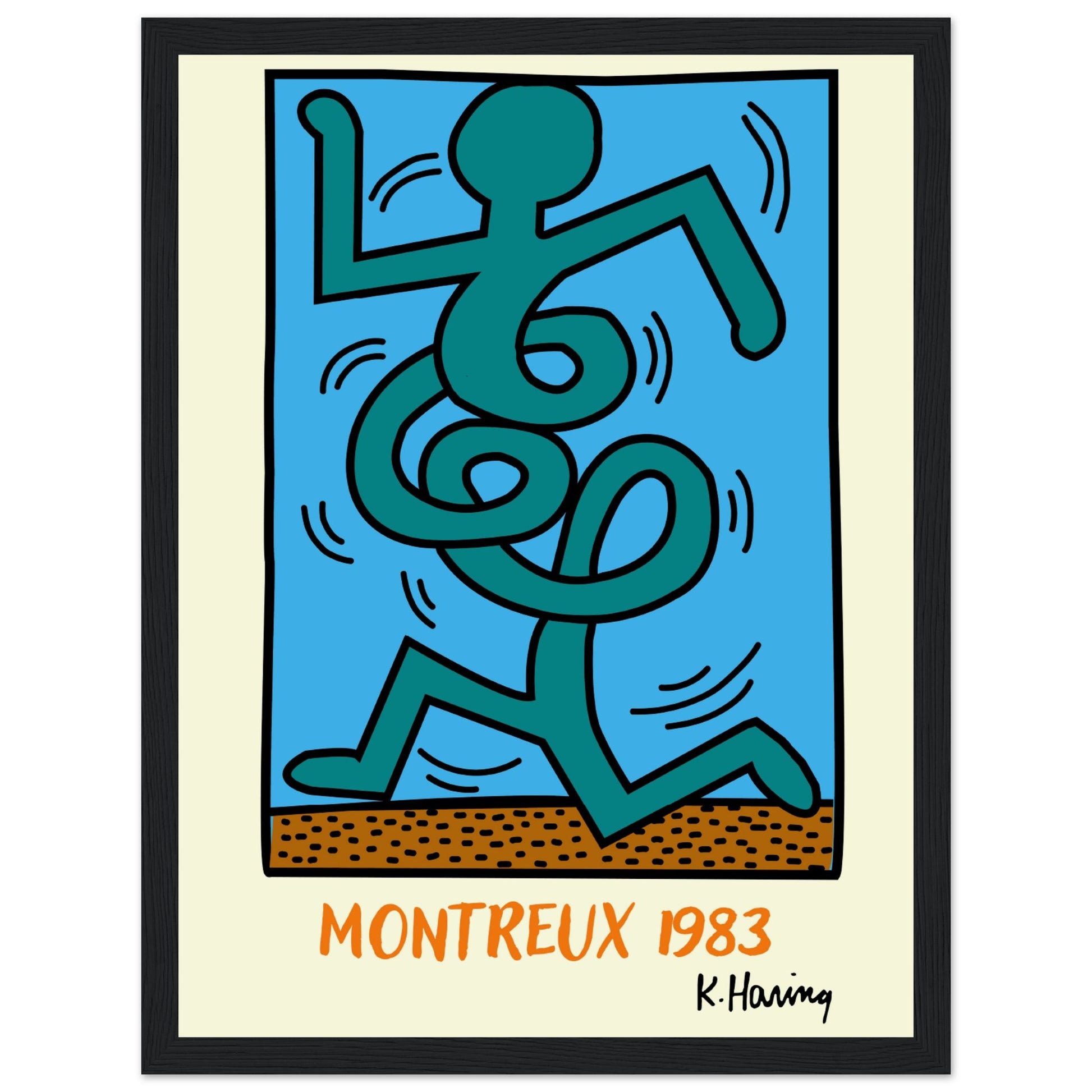 Keith Haring - Montreux, 1983 - Aurora Designs