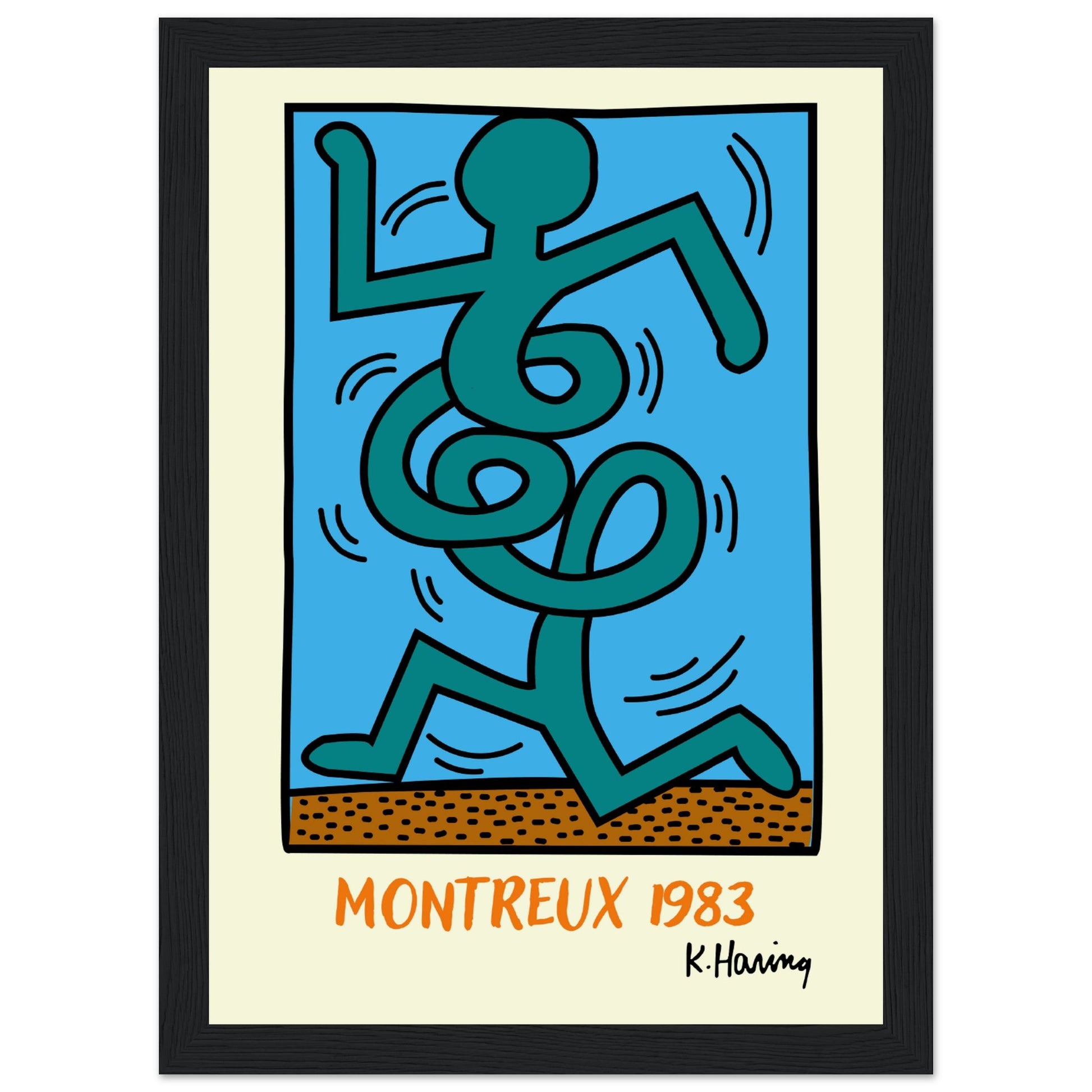 Keith Haring - Montreux, 1983 - Aurora Designs