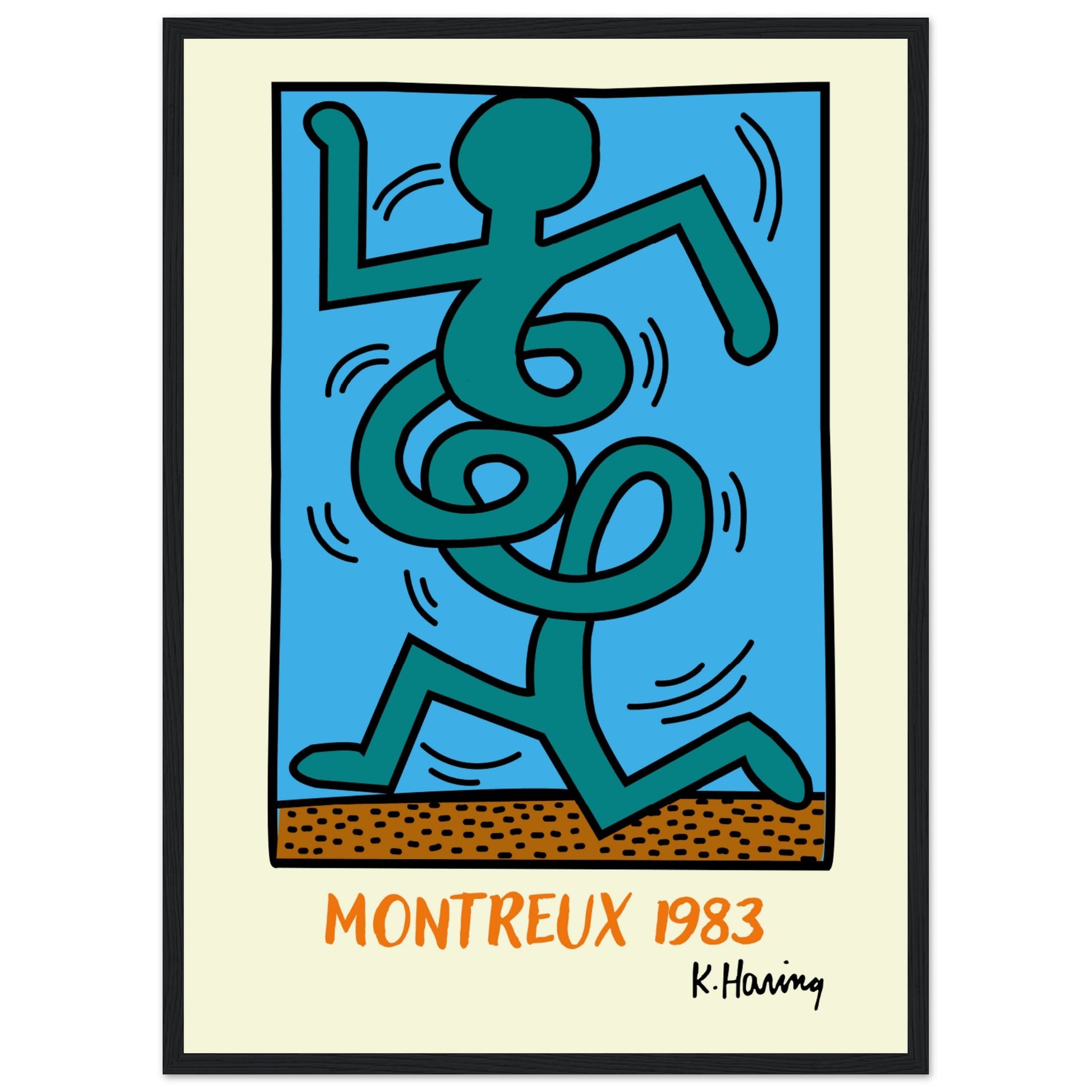 Keith Haring - Montreux, 1983 - Aurora Designs