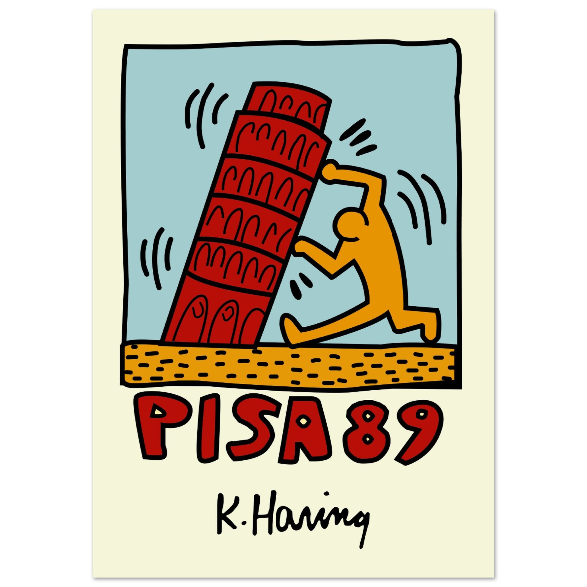 Keith Haring - Pisa 89 - Aurora Designs