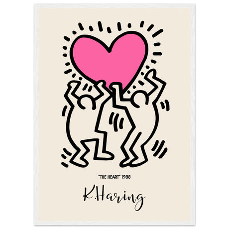 Keith Haring - The Heart, 1988 V.1 - Aurora Designs