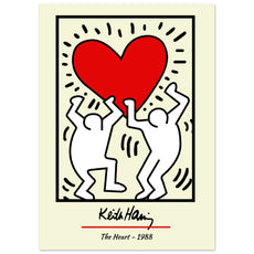 Keith Haring - The Heart, 1988 V.2 - Aurora Designs