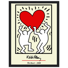 Keith Haring - The Heart, 1988 V.2 - Aurora Designs