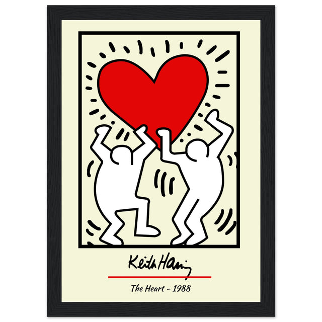 Keith Haring - The Heart, 1988 V.2 - Aurora Designs