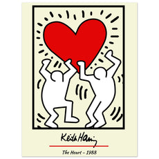 Keith Haring - The Heart, 1988 V.2 - Aurora Designs