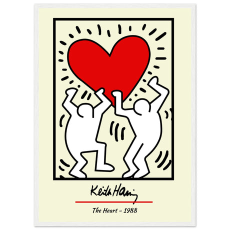 Keith Haring - The Heart, 1988 V.2 - Aurora Designs