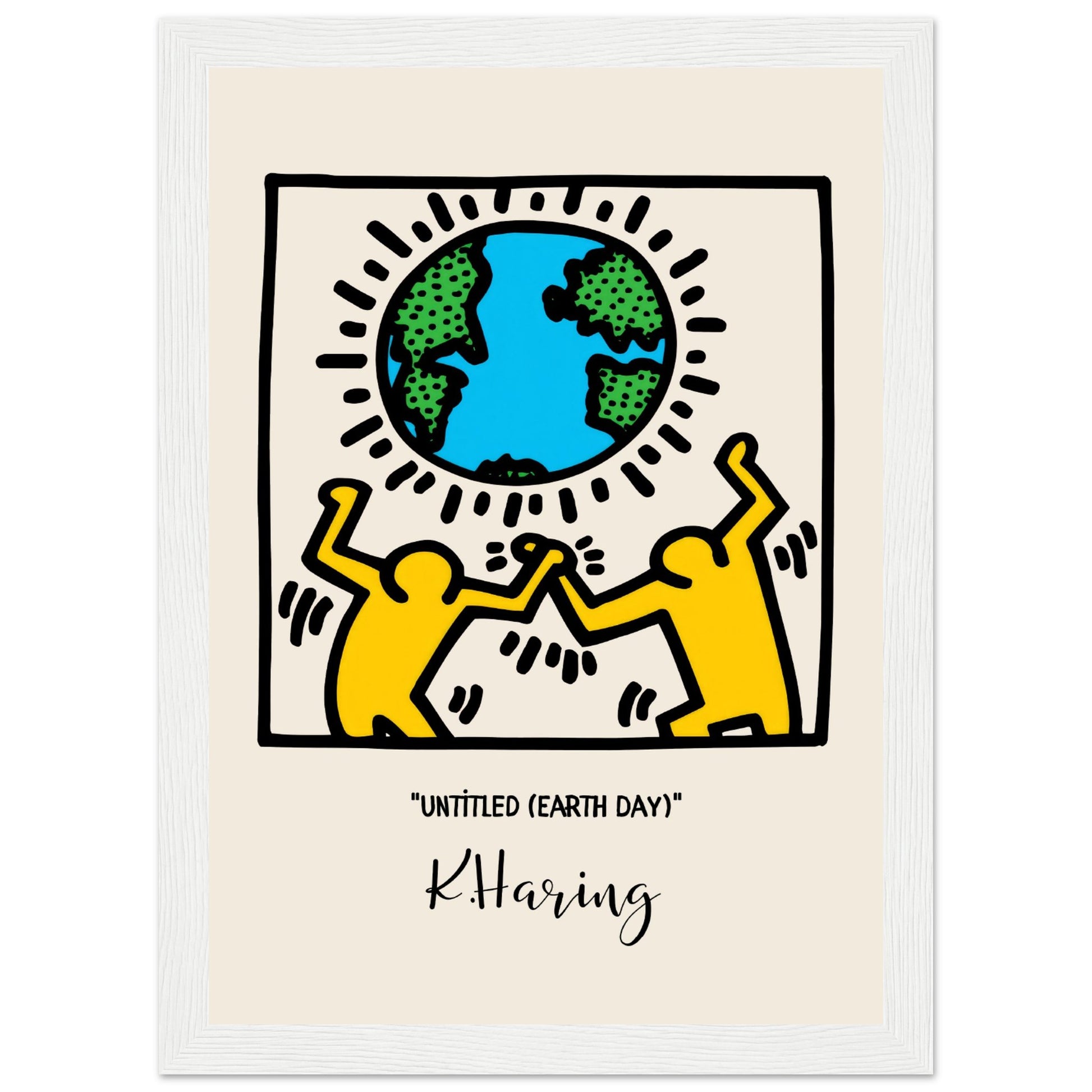 Keith Haring - Untitled (Earth Day) - Aurora Designs