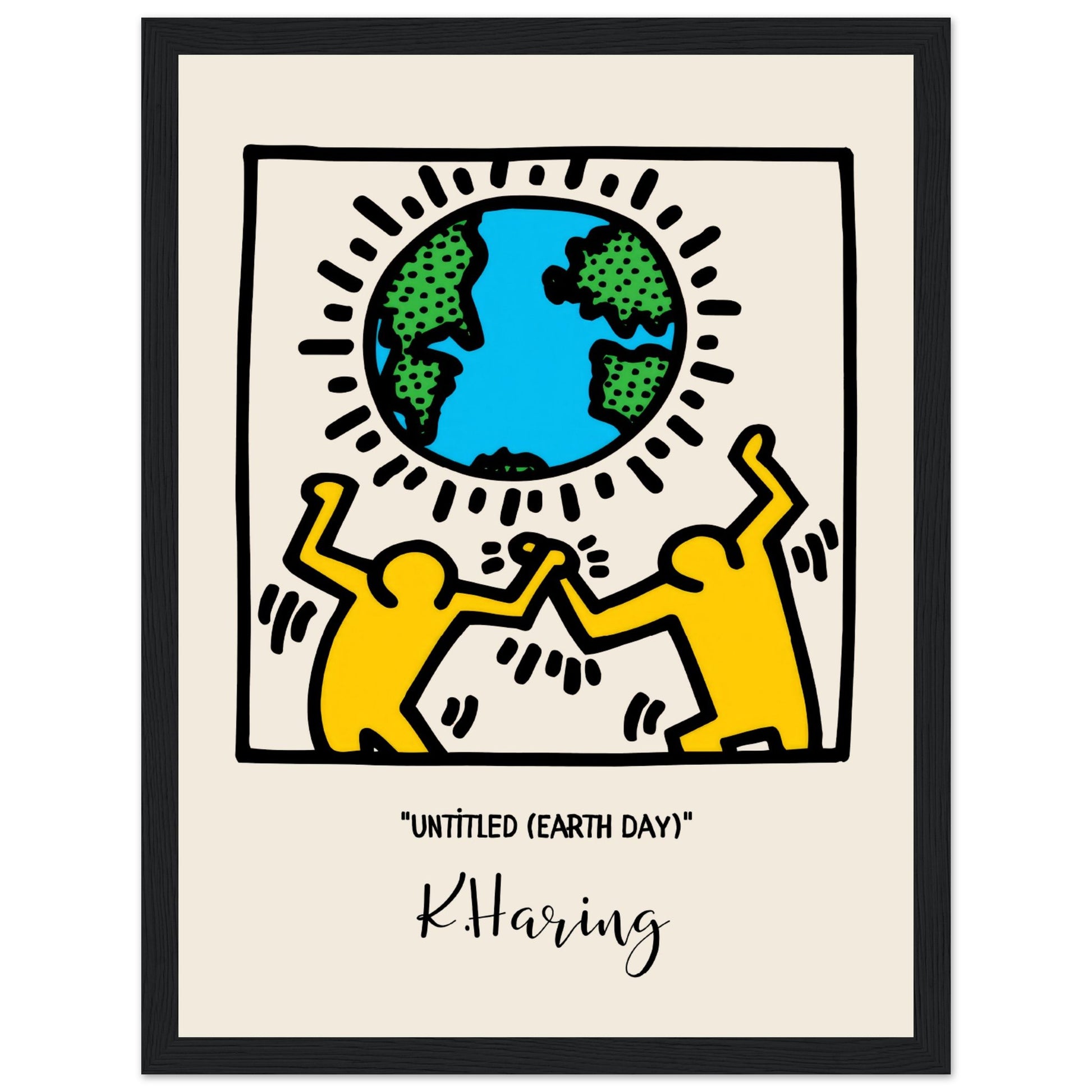 Keith Haring - Untitled (Earth Day) - Aurora Designs