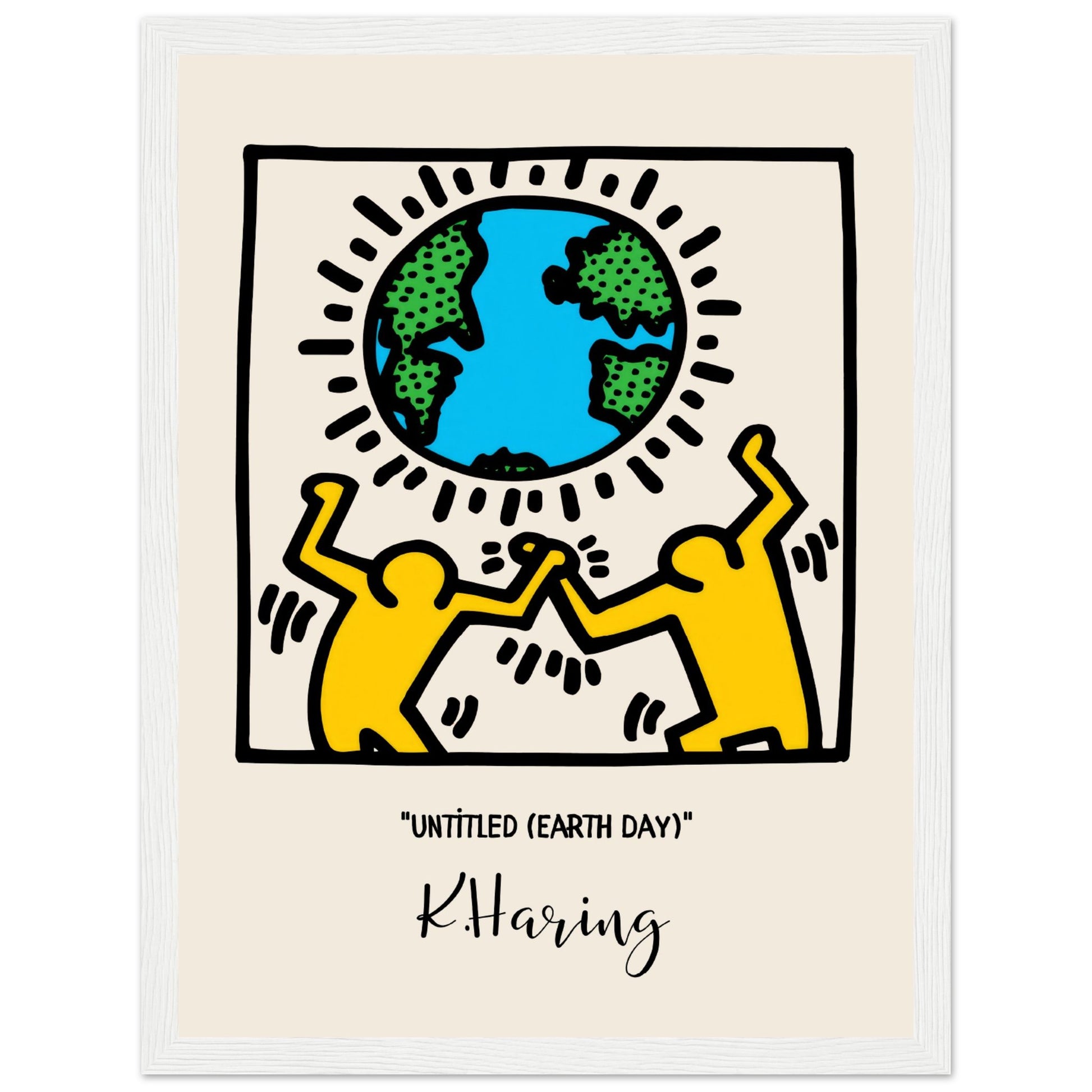 Keith Haring - Untitled (Earth Day) - Aurora Designs