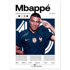 Kylian Mbappé - Französische Fußballnationalmannschaft Edition 1 - Aurora Designs