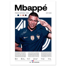 Kylian Mbappé - Französische Fußballnationalmannschaft Edition 1 - Aurora Designs