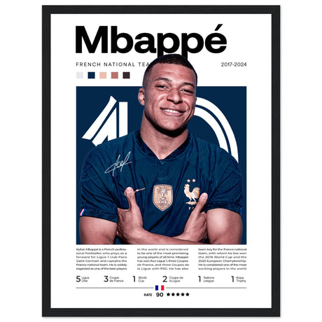 Kylian Mbappé - Französische Fußballnationalmannschaft Edition 2 - Aurora Designs