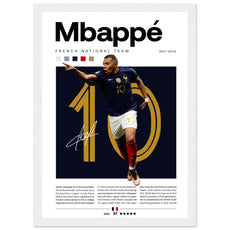 Kylian Mbappé - Französische Fußballnationalmannschaft Edition 3 - Aurora Designs