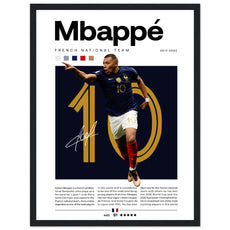 Kylian Mbappé - Französische Fußballnationalmannschaft Edition 3 - Aurora Designs