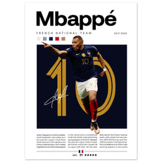 Kylian Mbappé - Französische Fußballnationalmannschaft Edition 3 - Aurora Designs