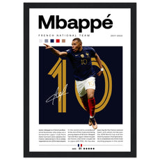 Kylian Mbappé - Französische Fußballnationalmannschaft Edition 3 - Aurora Designs