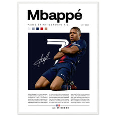 Kylian Mbappé - Paris Saint - Germain - Aurora Designs