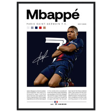 Kylian Mbappé - Paris Saint - Germain - Aurora Designs