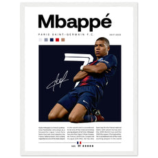 Kylian Mbappé - Paris Saint - Germain - Aurora Designs