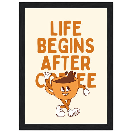 Life begins after coffee - Aurora Designs