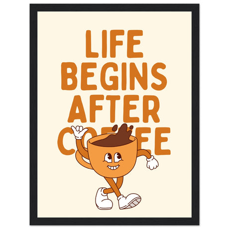 Life begins after coffee - Aurora Designs