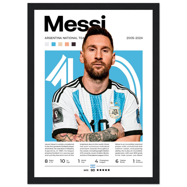 Lionel Messi - Argentinische Fußballnationalmannschaft Edition 1 - Aurora Designs