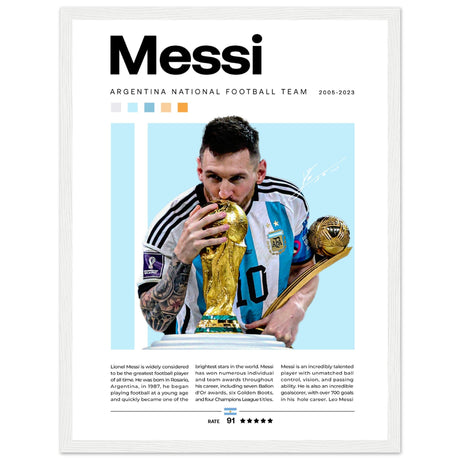 Lionel Messi - Argentinische Fußballnationalmannschaft Edition 2 - Aurora Designs