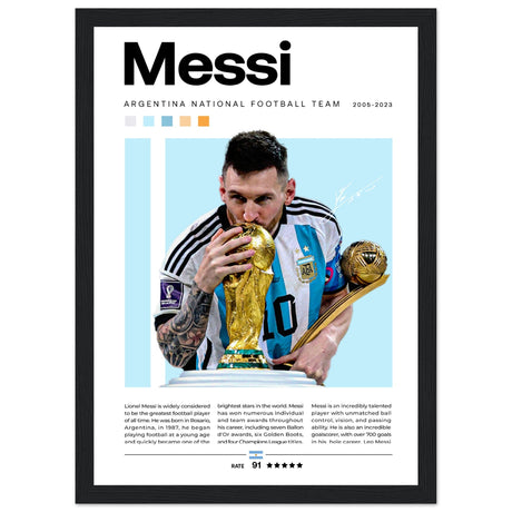 Lionel Messi - Argentinische Fußballnationalmannschaft Edition 2 - Aurora Designs