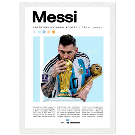 Lionel Messi - Argentinische Fußballnationalmannschaft Edition 2 - Aurora Designs