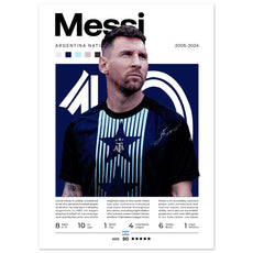 Lionel Messi - Argentinische Fußballnationalmannschaft Edition 3 - Aurora Designs