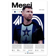 Lionel Messi - Argentinische Fußballnationalmannschaft Edition 3 - Aurora Designs