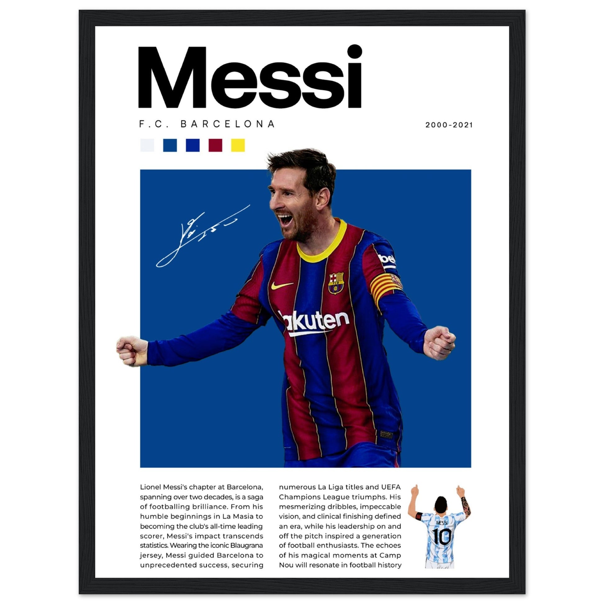 Lionel Messi - FC Barcelona - Aurora Designs