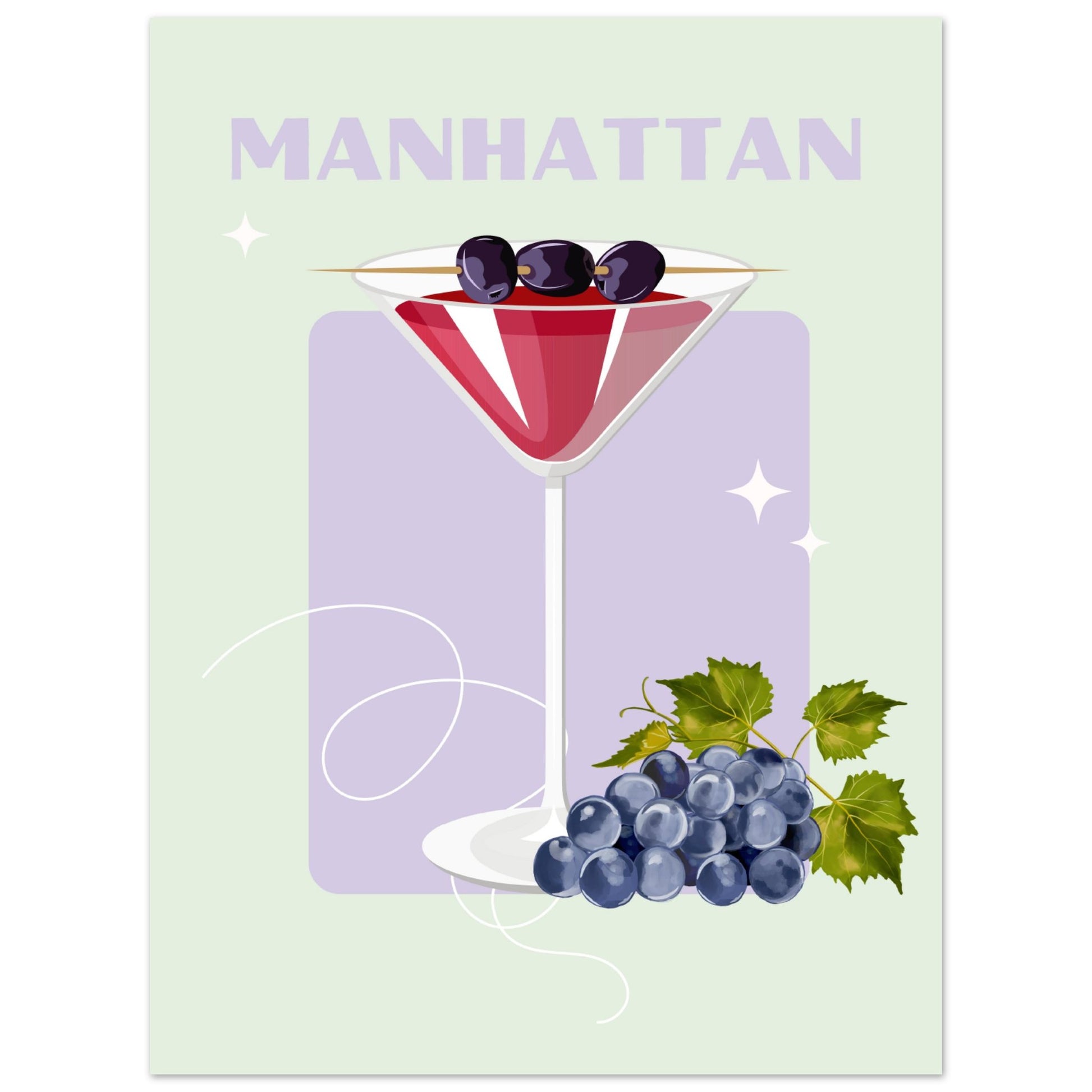 Manhatten Cocktail - Aurora Designs