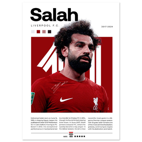 Mohamed Salah - FC Liverpool - Aurora Designs