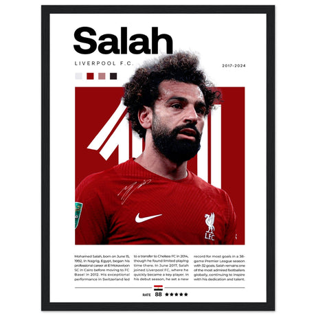 Mohamed Salah - FC Liverpool - Aurora Designs