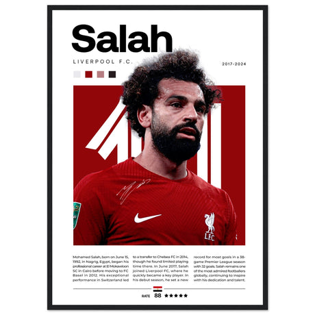 Mohamed Salah - FC Liverpool - Aurora Designs