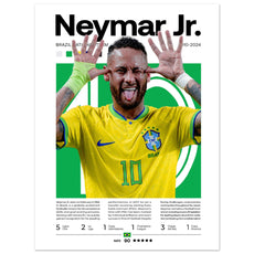 Neymar Jr. - Brasilianische Fußballnationalmannschaft - Aurora Designs