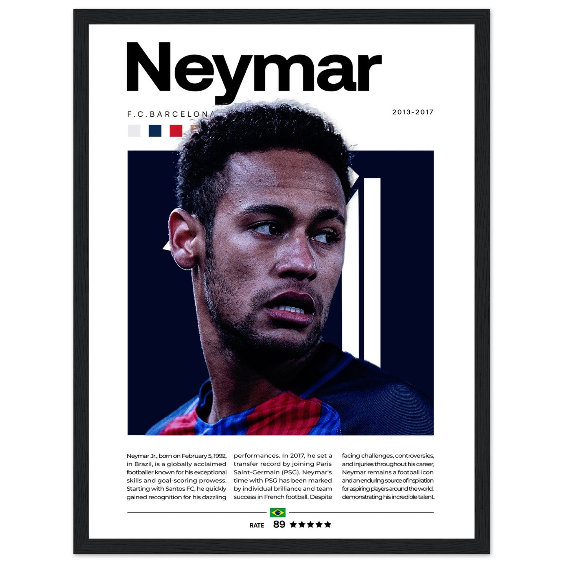 Neymar Jr. - FC Barcelona - Aurora Designs